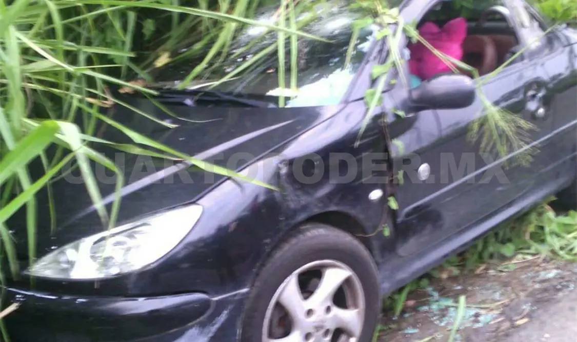 Roba carro y se sale de la carretera