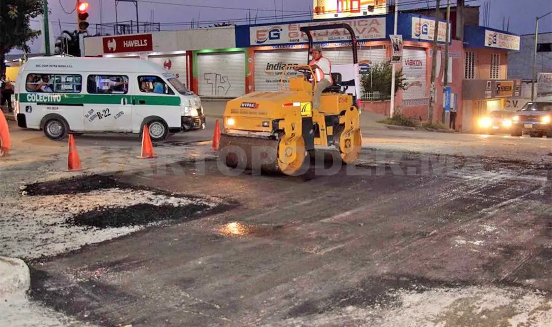 Programa de bacheo nocturno