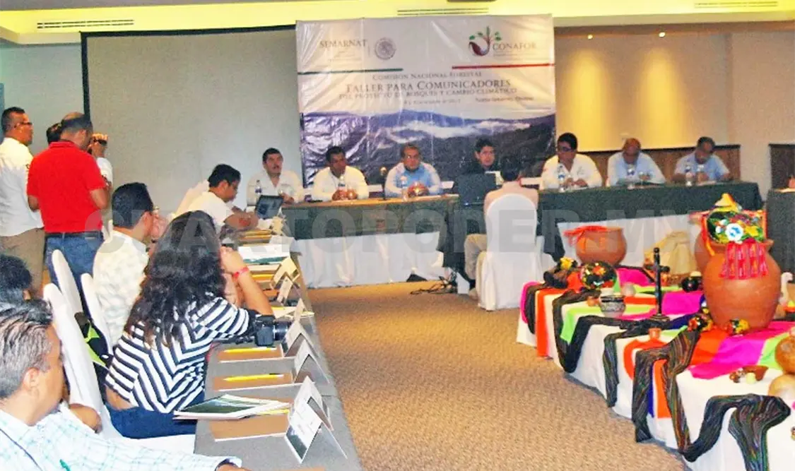 En curso taller capacitan a comunicadores en la Conafor