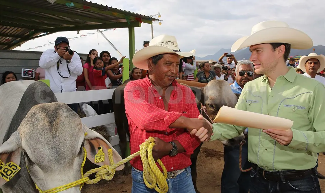 El mandatario reconoció que con estas acciones se incide en el mejoramiento económico de los productores chiapanecos y se estimula la productividad. CP