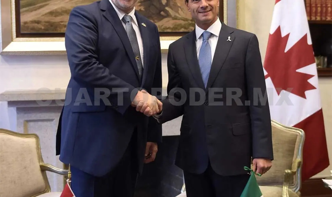 Se reúne Peña Nieto con primer ministro de Quebec