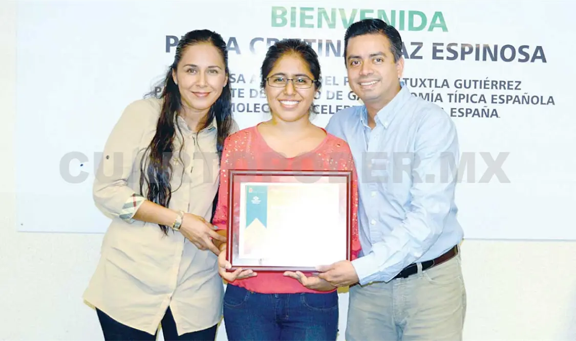 Egresada representa a Chiapas en curso de gastronomía española