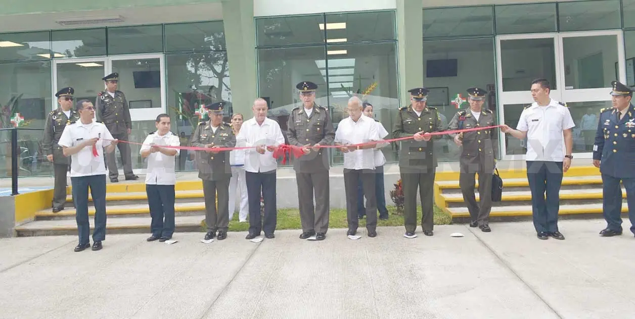 Inauguran unidad médica militar