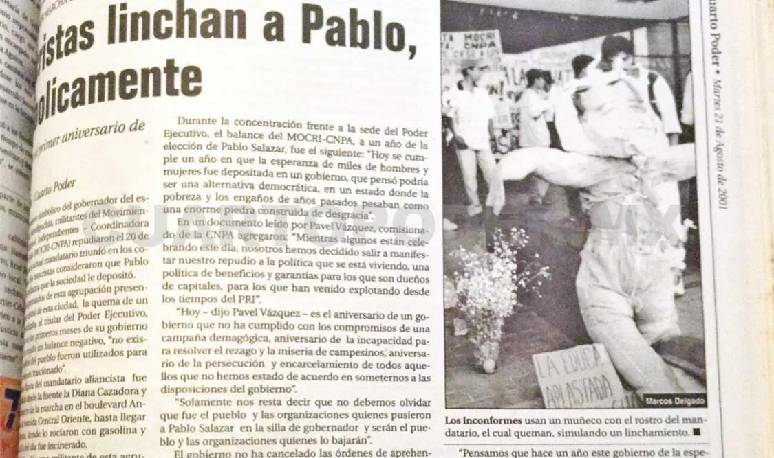 Siniestro pasado: Policías de SPE encaran a Gándara Gallardo