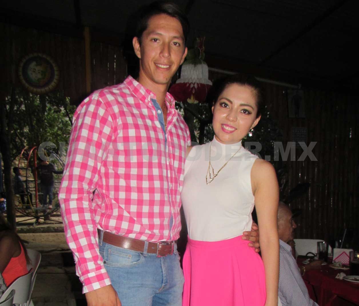 Luvia celebró acompañada por su familia