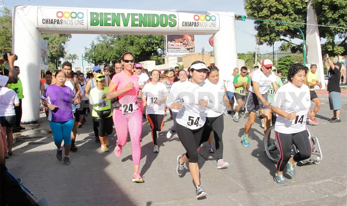 Rosario Gómez, beneficiada de la Carrera por la Vida