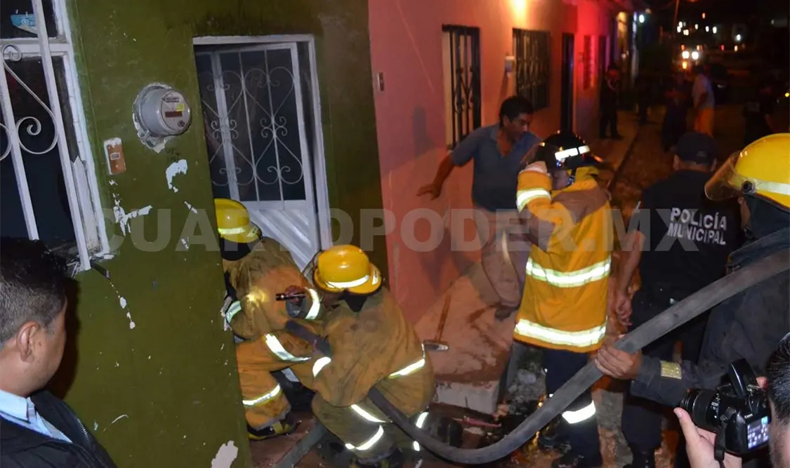 Se incendia casa en Comitán