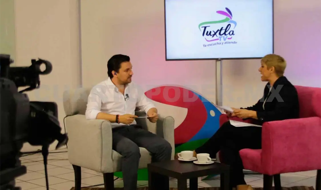 Gran audiencia en Tuxtla TV con Fernando Castellanos