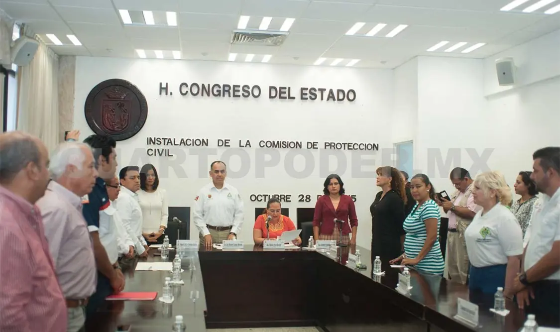 Instalan Comisión de Protección Civil