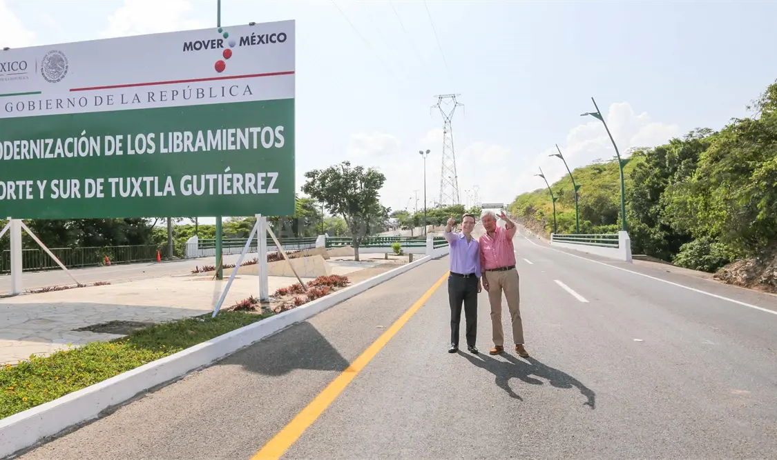 Con el apoyo de la Federación se moderniza infraestructura carretera de Chiapas