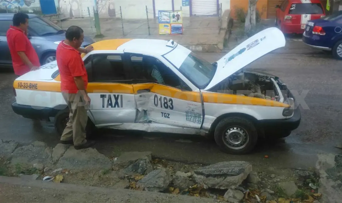 Taxi acabado por un “fantasma”