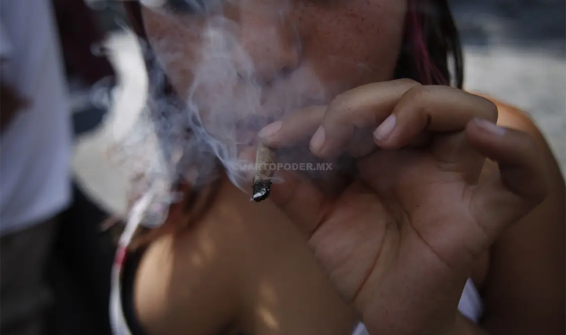 Consumidores de marihuana festejaron en las calles el fallo de la SCJN, aunque éste sólo beneficia a cuatro personas / AP