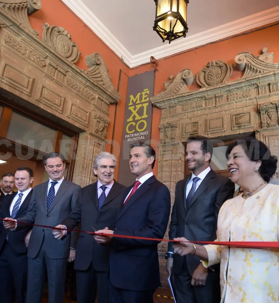 El Ejecutivo federal inaugura la exposición «México, Patrimonio Mundial». Presidencia