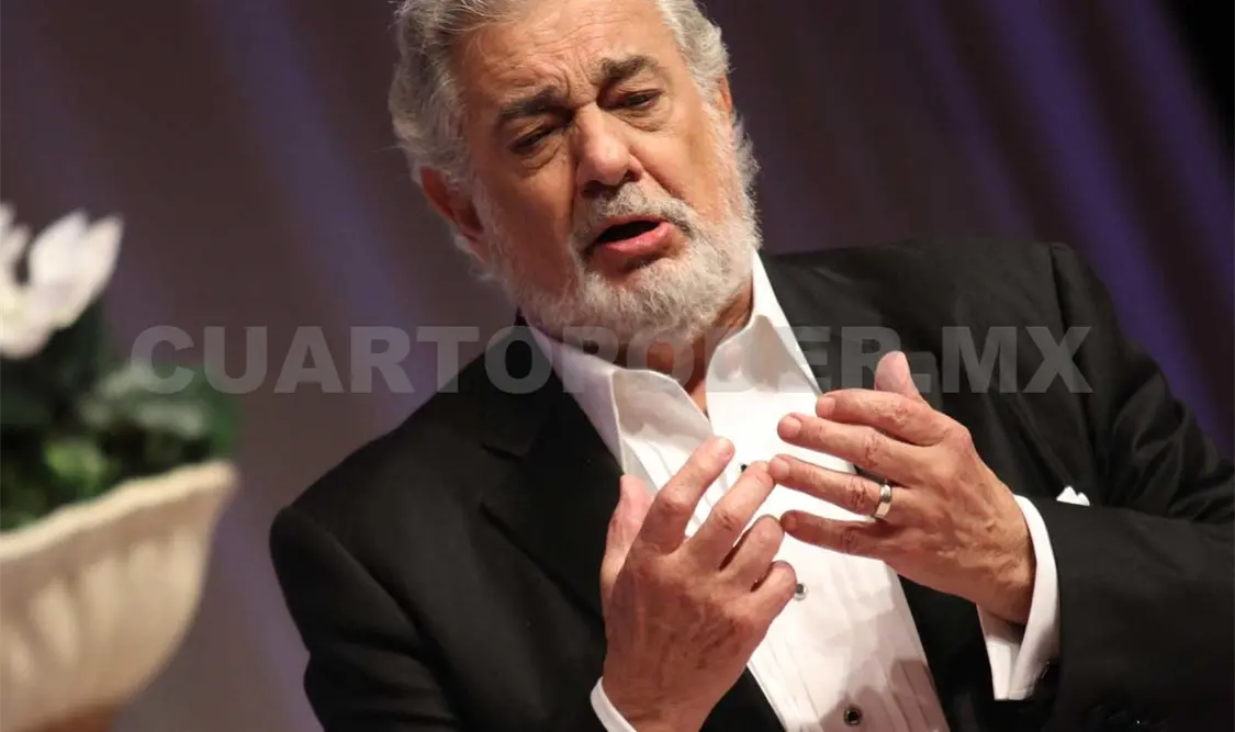 El tenor Plácido Domingo. Cortesía