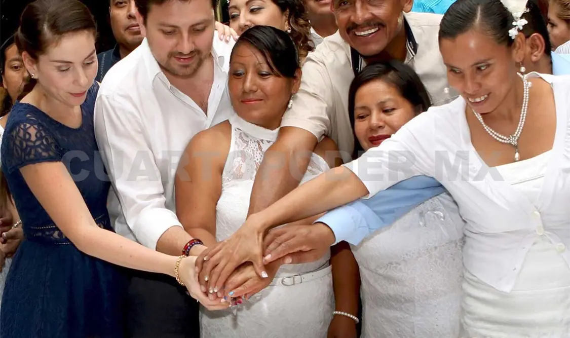 Celebran nupcias colectivas en la capital