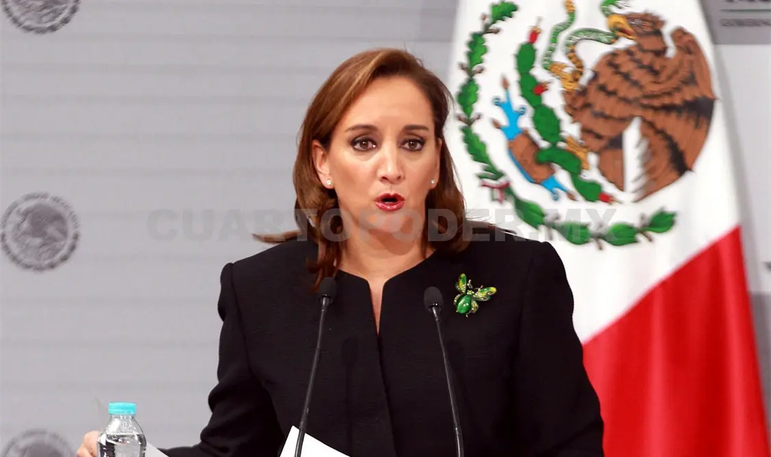 Claudia Ruiz Massieu, secretaria de Relaciones Exteriores. Notimex