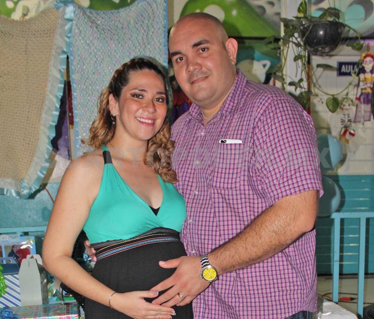 Ana Laura en espera de su pequeño