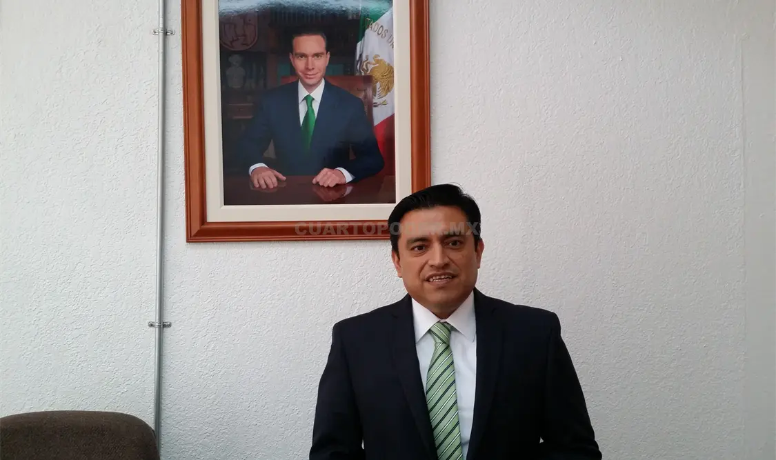 El Diputado Local del PVEM, Jesús Arnulfo Castillo Milla, presidente de la Comisión de Ecología y Cambio Climático.