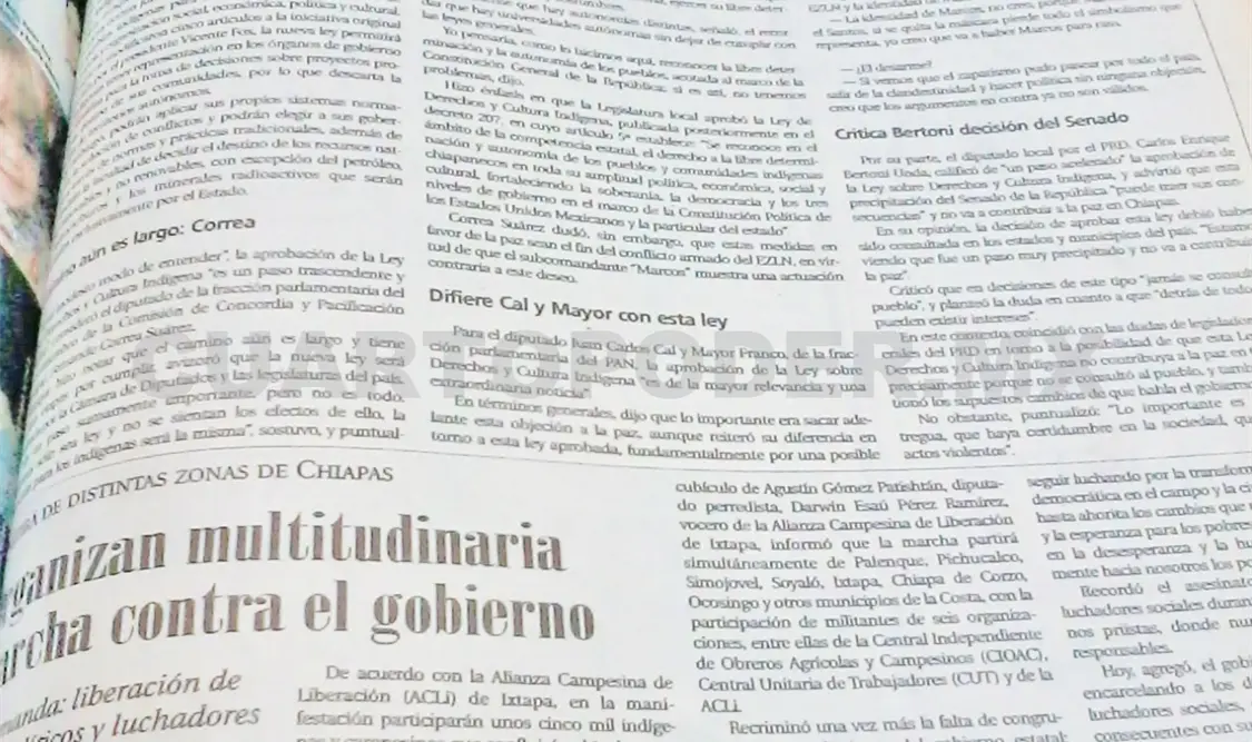Siniestro pasado: Multitudinaria marcha contra el gobierno