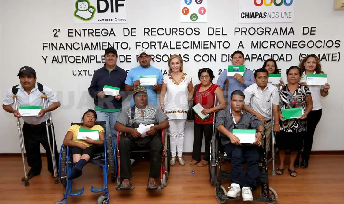 Continúan programas de apoyo a discapacitados