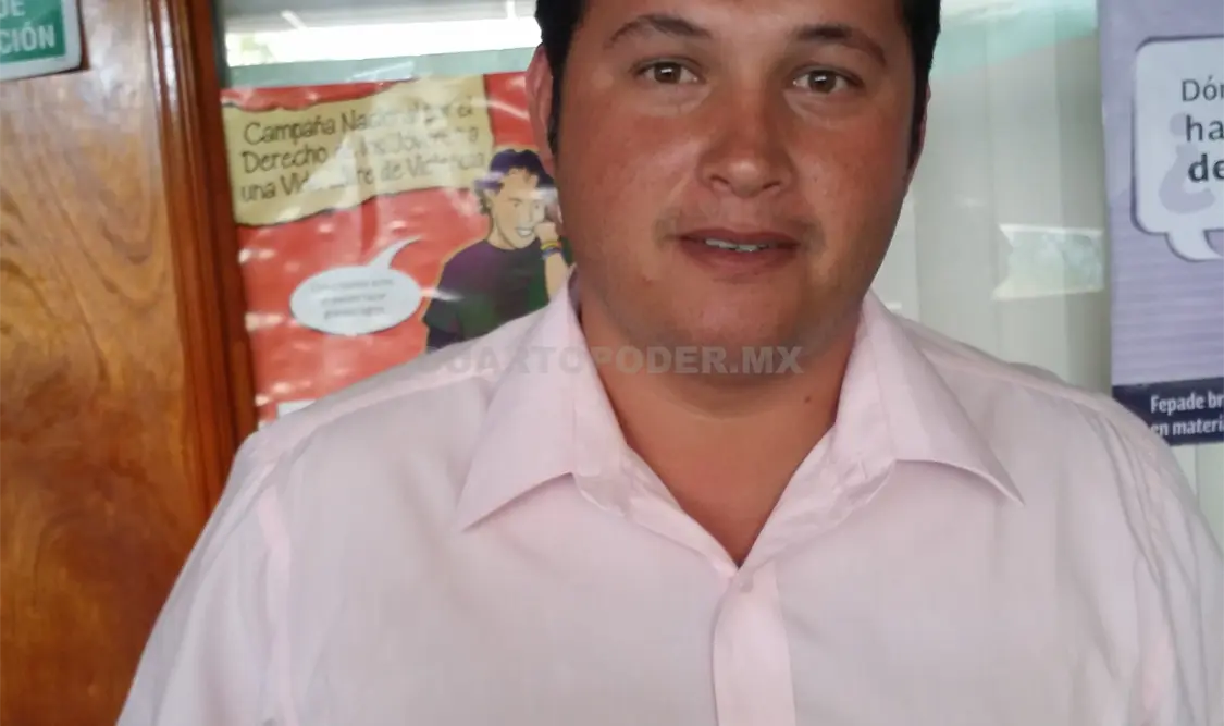 El presidente municipal de Arriaga, Alejandro Patrinos Fernández.