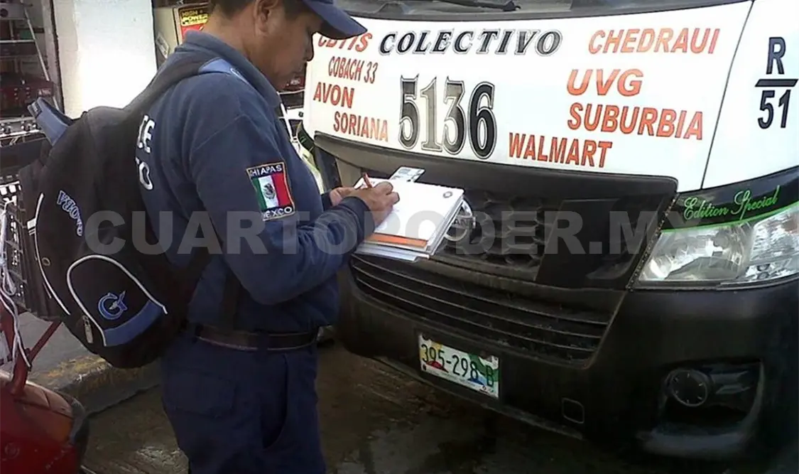 La denuncia fue atendida por Tránsito, quien multó al negligente conductor. Avisaín Alegría / CP