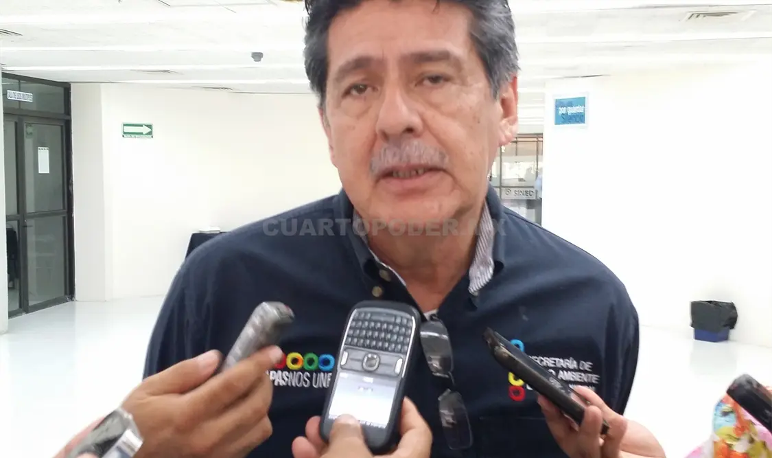 El secretario de Medio Ambiente e Historia Natural (SEMAHN) del Gobierno del Estado de Chiapas, Carlos Morales Vázquez.