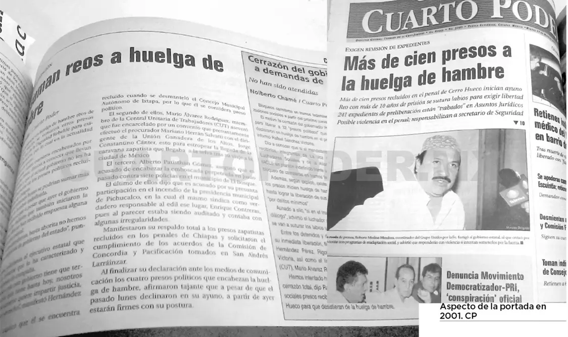 Siniestro pasado: Se suman reos a huelga de hambre