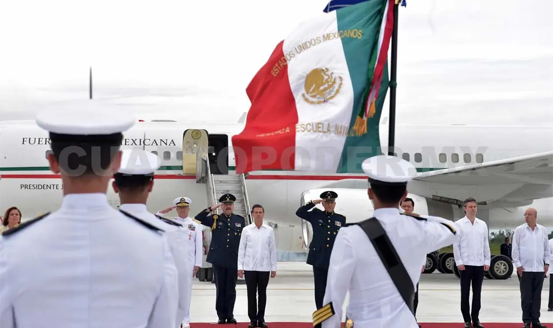 Ceremonia de conmemoración del 190 Aniversario de la Armada de México.