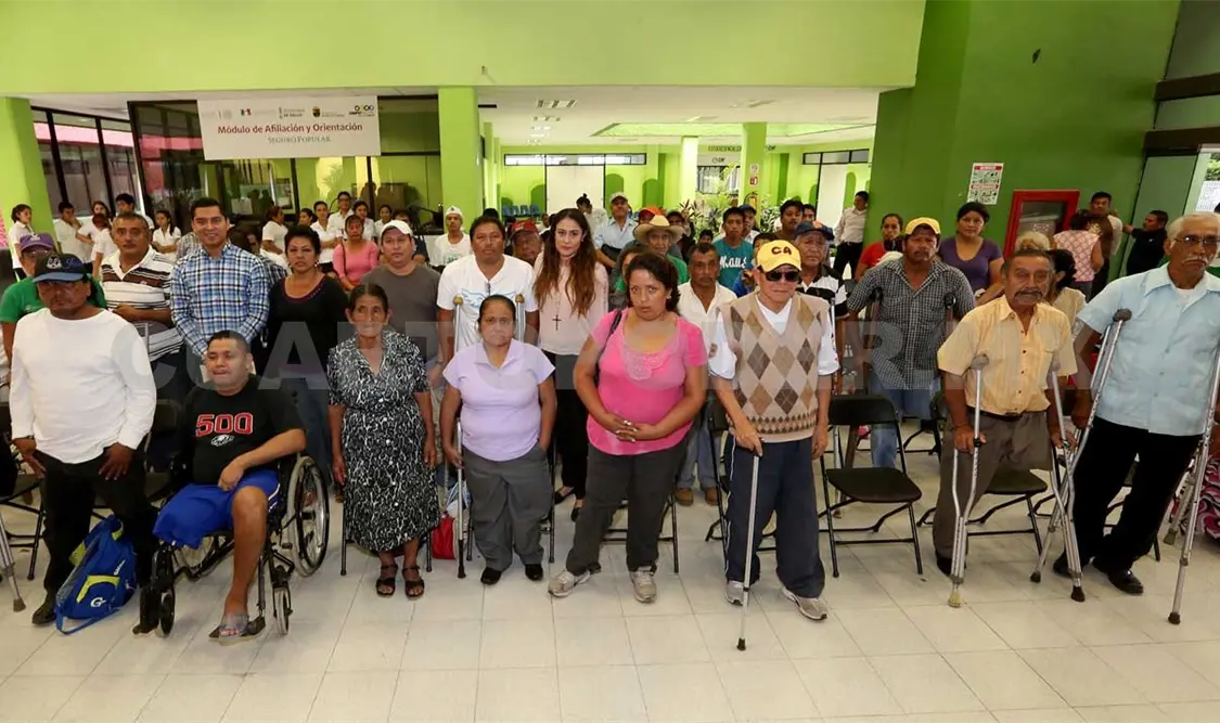 Las personas que recibieron los apoyos se mostraron agradecidas. CP