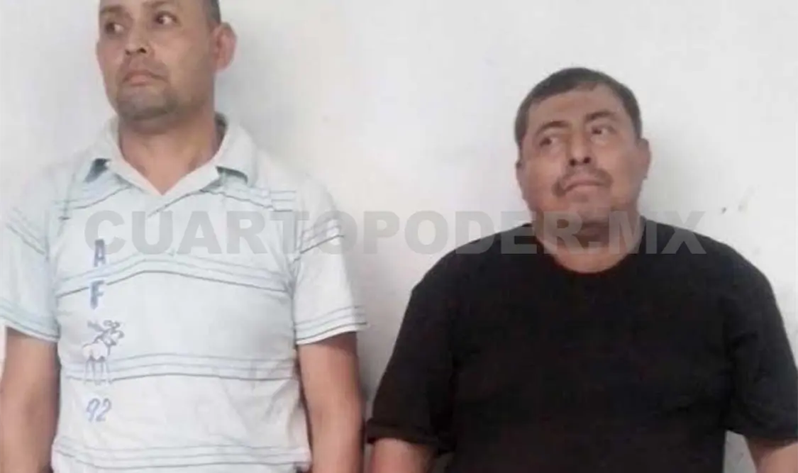 Aquinores Luna Concilco y Bersaín Escobar Damiano, detenidos por abigeato.