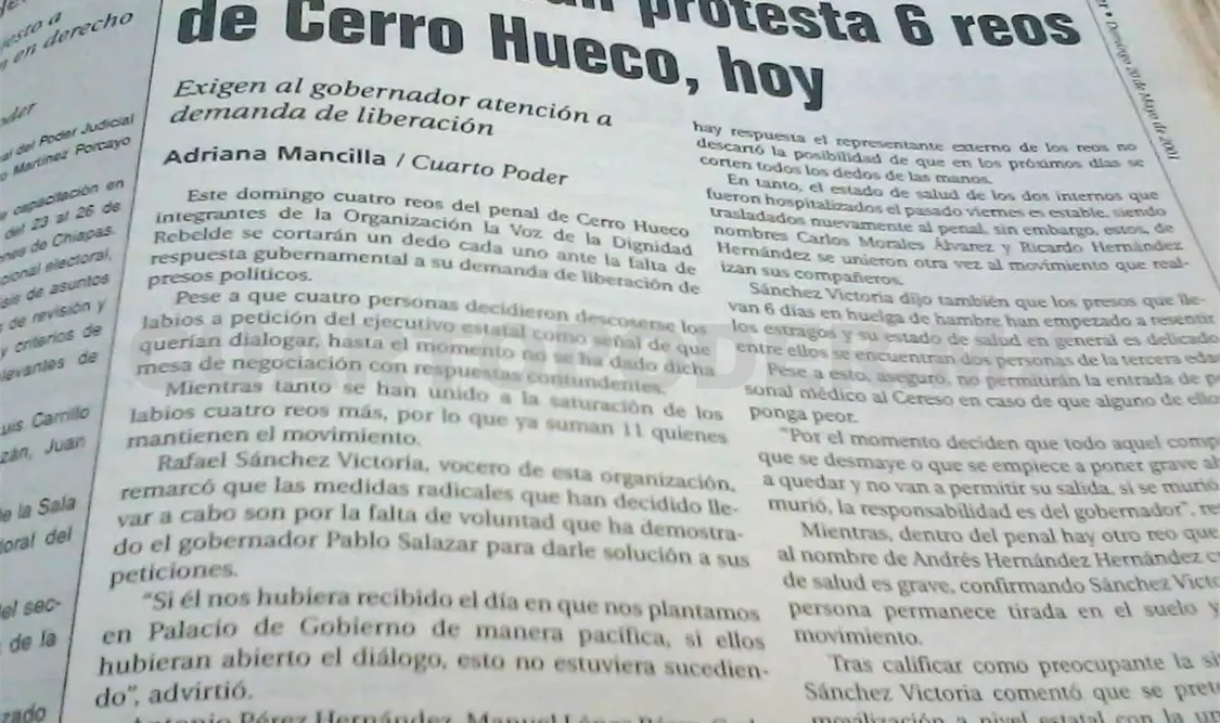Información publicada por el diario en 2001. CP