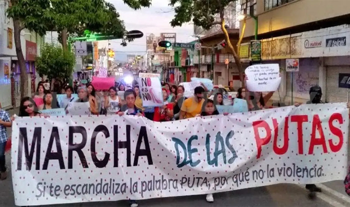 La marcha de las putas en Tuxtla Gutiérrez será este domingo por la tarde. Cortesía