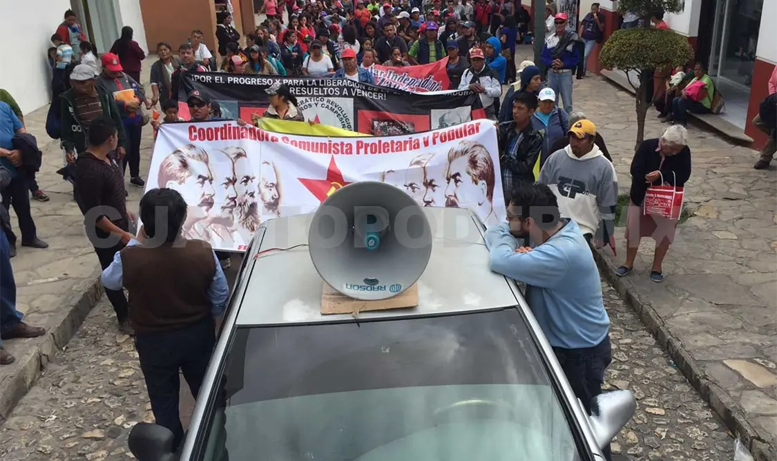 Otra demanda de las organizaciones es la liberación de Marta Contreras Quezada y Gamaliel Rodríguez. Flor Cordero / CP