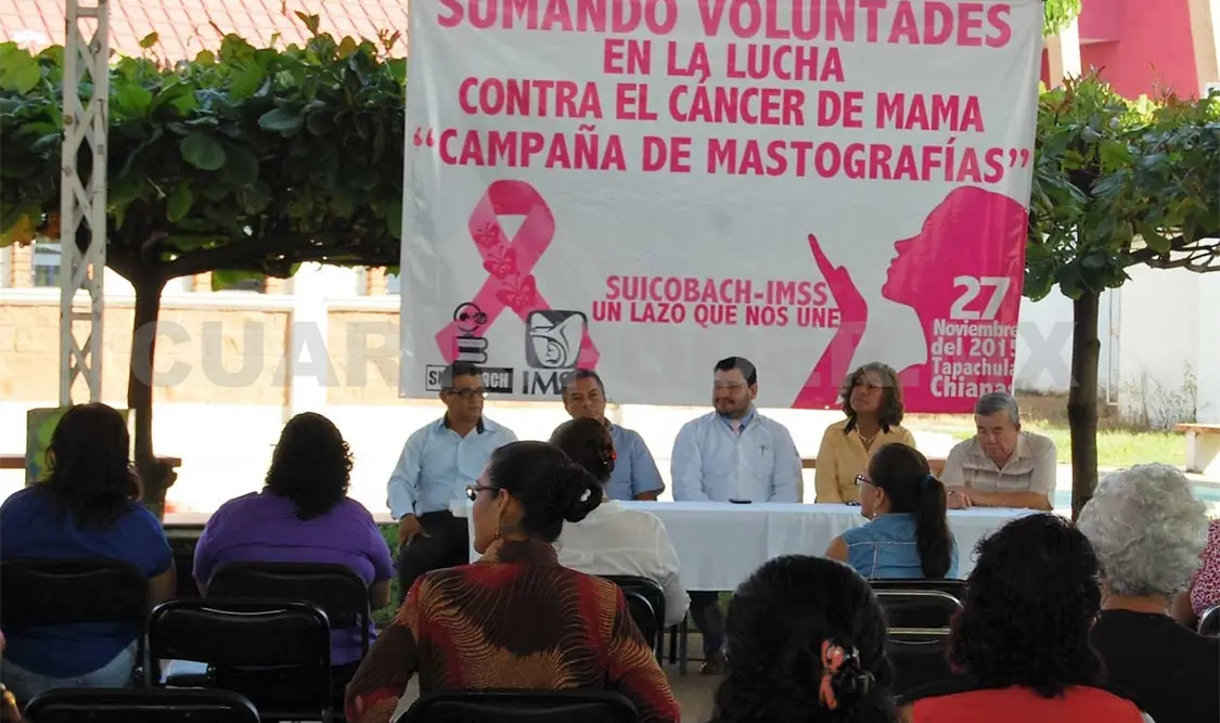 Se busca la detección oportuna del cáncer en trabajadoras del Cobach. CP