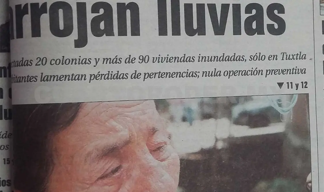 Portada publicada el 31 de marzo del 2001. CP