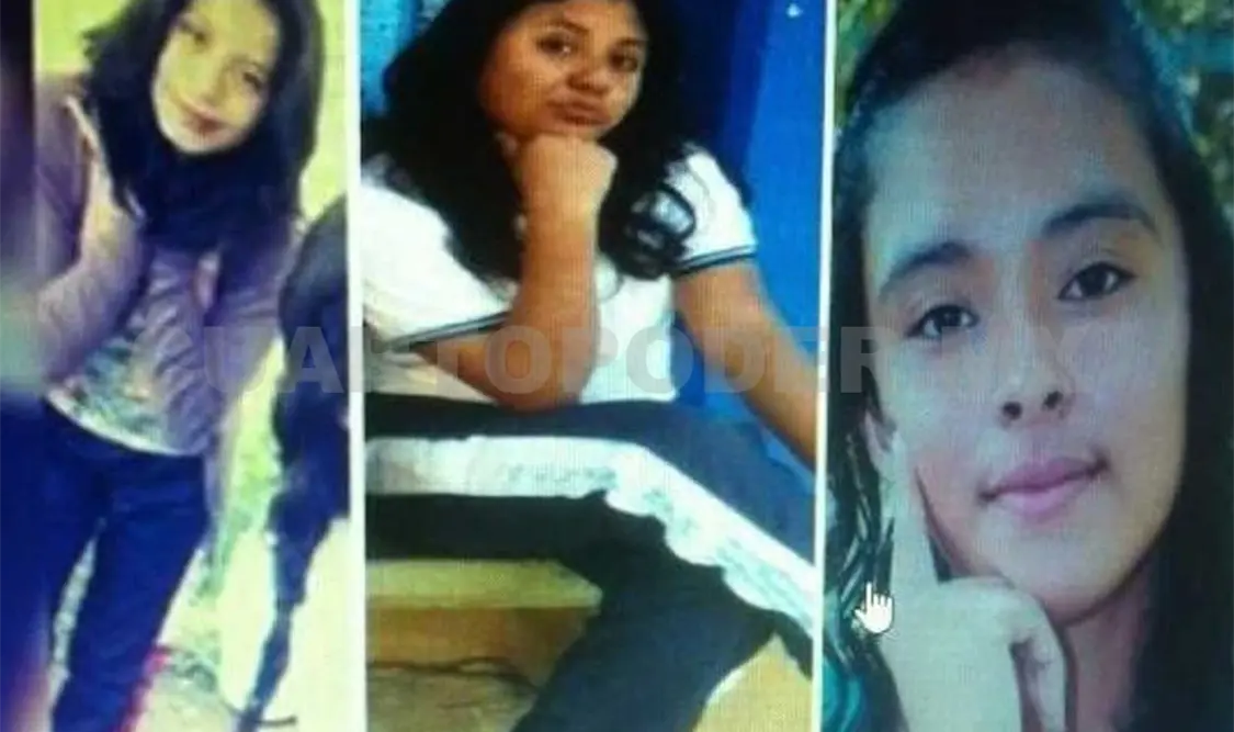 Las estudiantes desaparecidas en el municipio. CP
