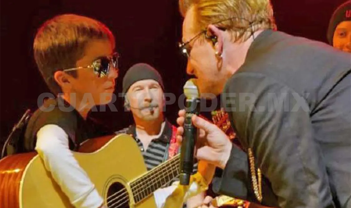 Niño mexicano cumple sueño de cantar con U2