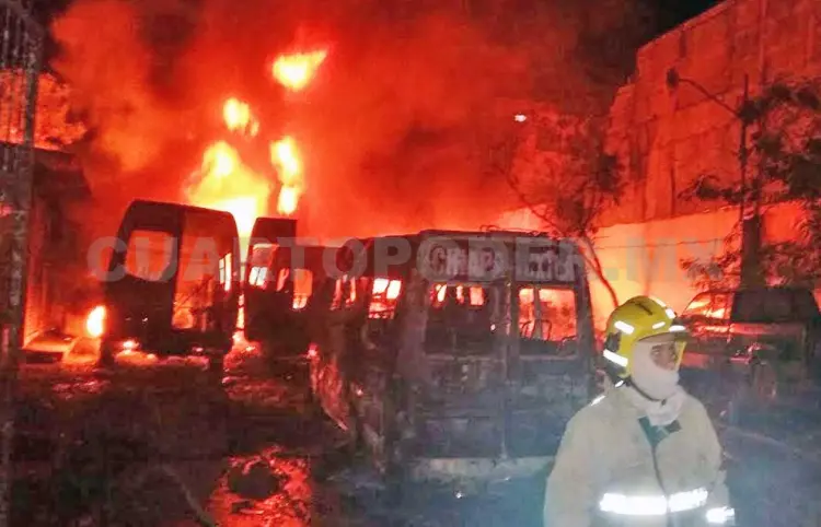 Incendio en Chiapa de Corzo