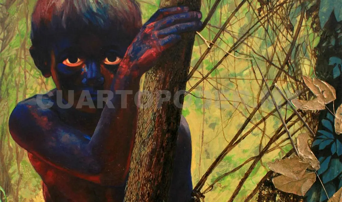Uno de los cuadros del artista. Cortesía