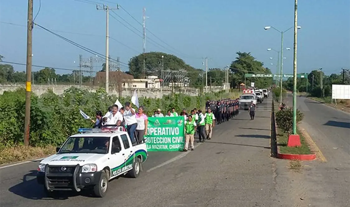 Con este operativo se busca mantener la seguridad en el Soconusco, Costa y Frontera sur. Rafael Victorio / CP