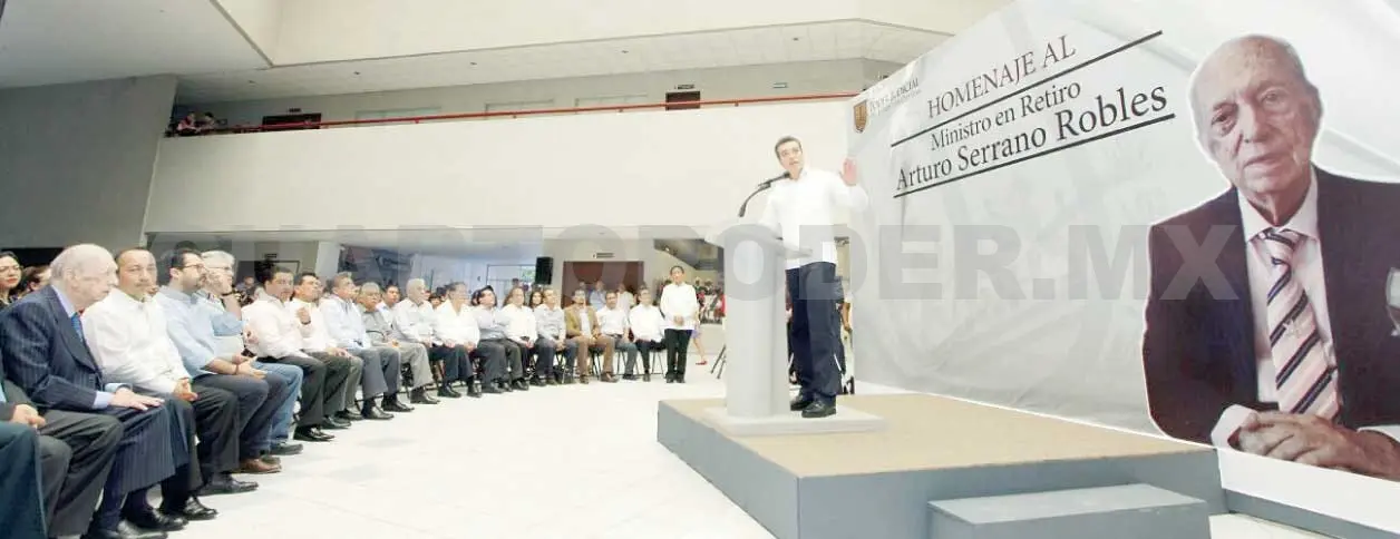 Homenaje a ministro en retiro, Arturo Serrano