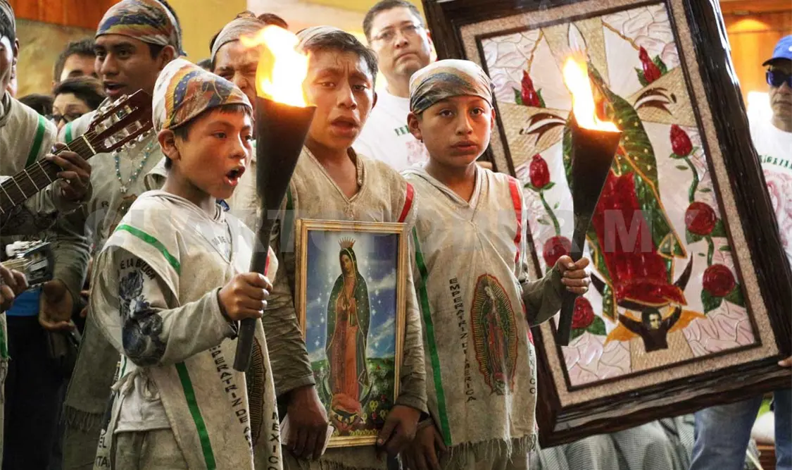La Virgen de Guadalupe paraliza la ciudad