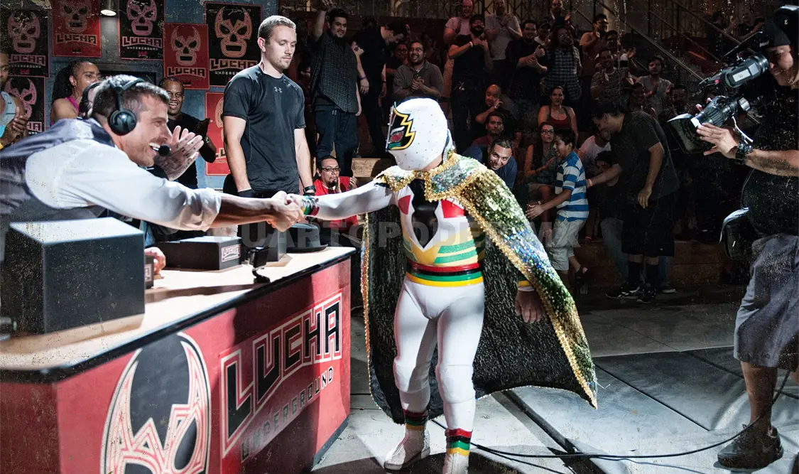 El mini gladiador Mascarita Sagrada estará en la capital del estado el domingo 20 de diciembre. Cortesía