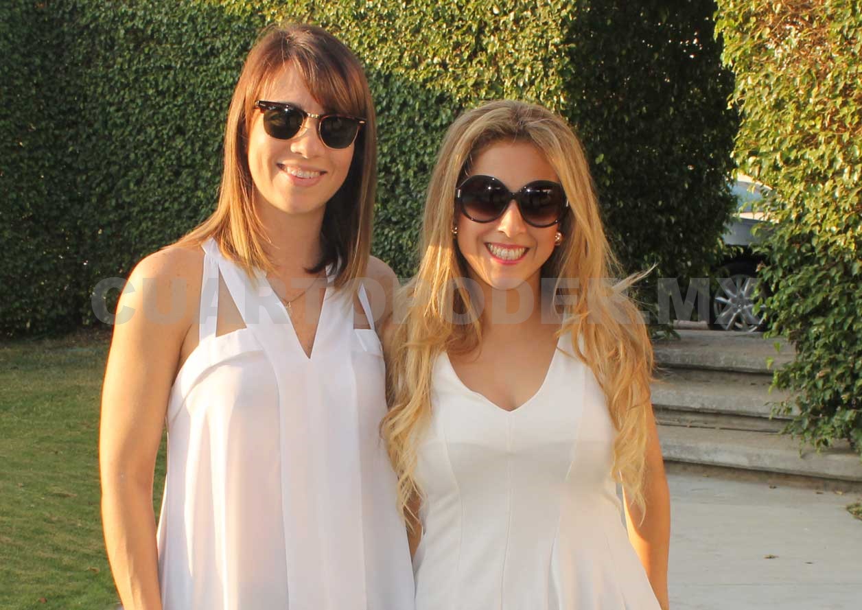 Erika festejó con amigas