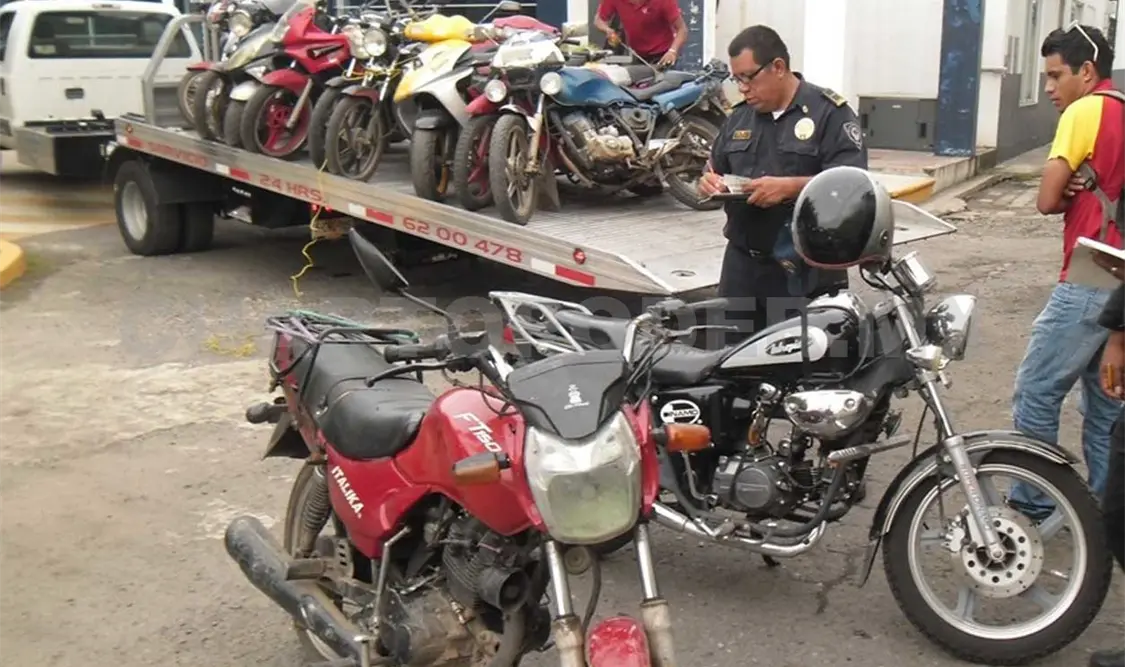 Aseguran 23 motocicletas en operativo