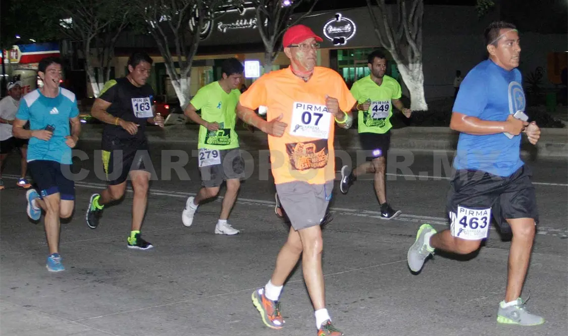 A correr esta noche por la cena navideña