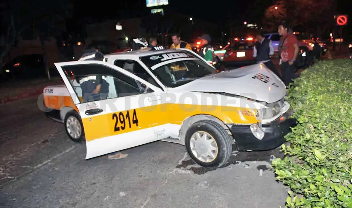 Pasajera lesionada en bulevar