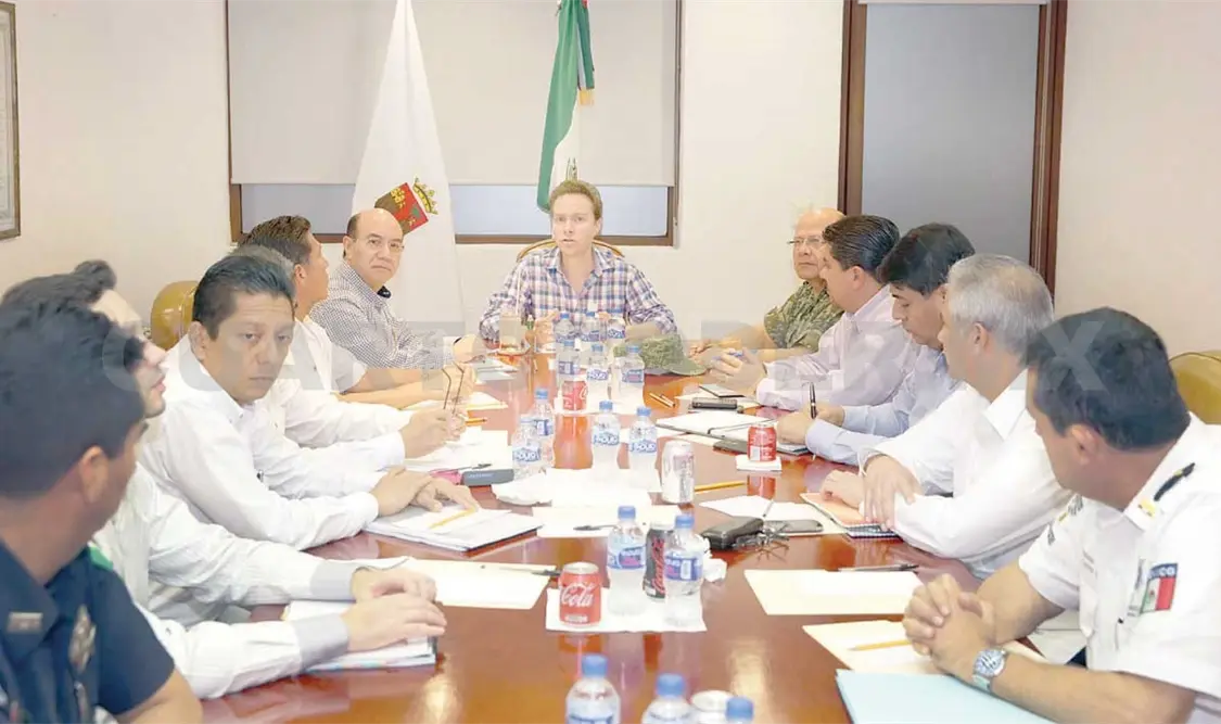 Encabeza MVC reunión de seguridad decembrina en Chiapas