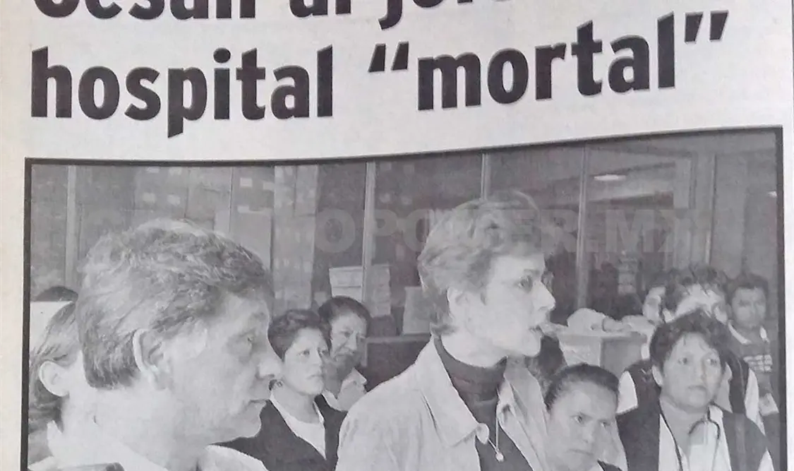 Siniestro pasado: Cesan al jefe del hospital “mortal”